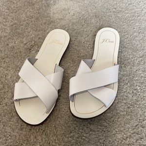 J Crew slip on sandals